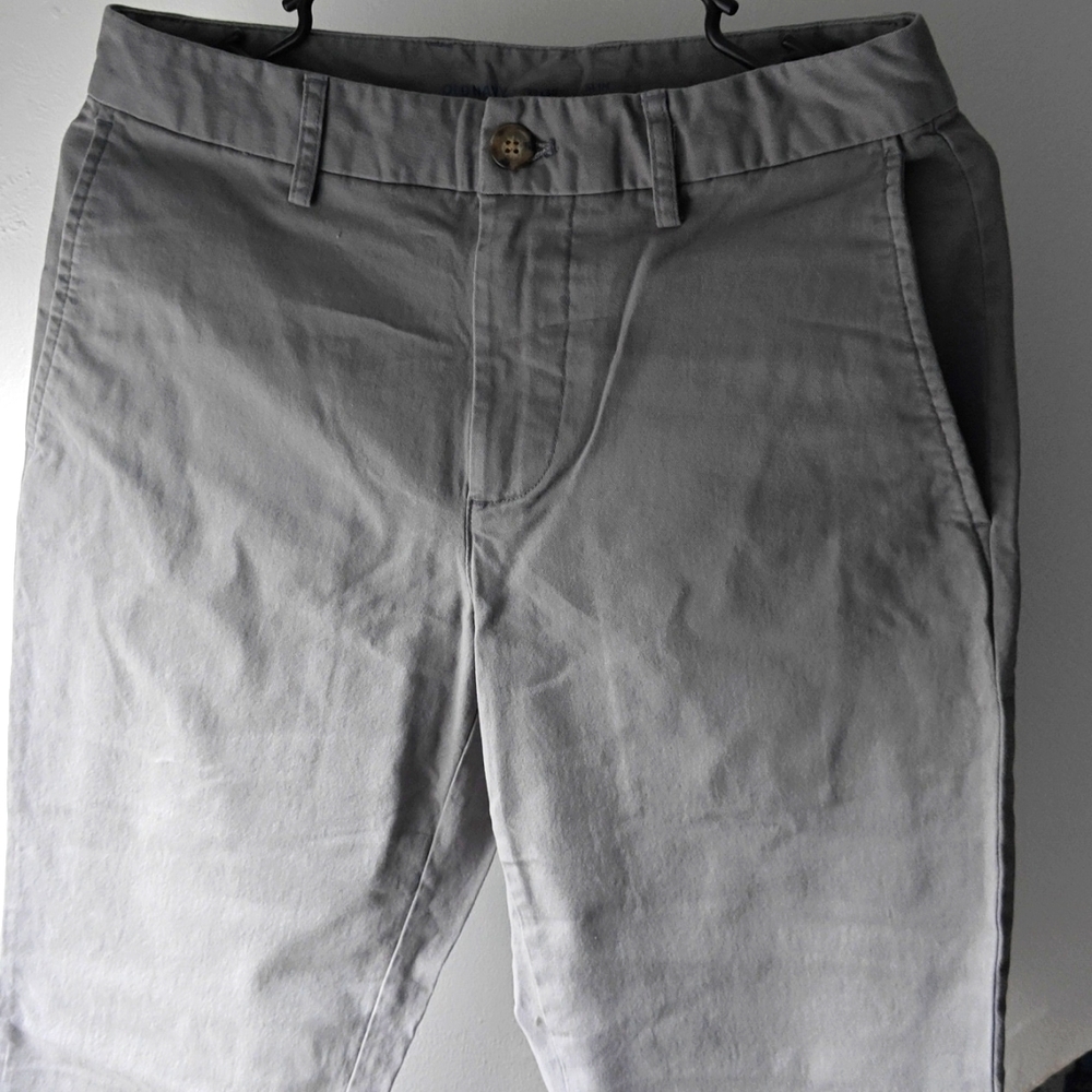 Old Navy Slim Flex Chino Pants – Dark Gray (29W x 30L)**